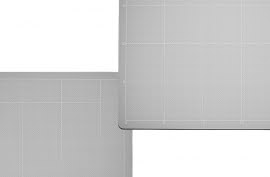 Snijmat A2 transparant wit